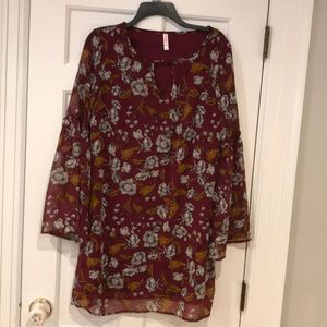 Fall maroon/burgundy dress